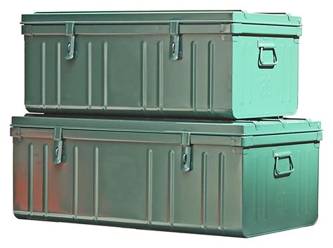 steel chest boxes|metal storage trunk.